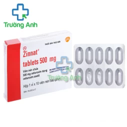 Zinnat Tablets 500mg - Thuốc điều trị trường hợp nhiễm khuẩn